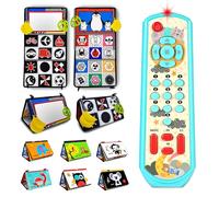 Xwin Sportseries 2-in-1 Baby Sensory, Fun & Educational Cloth Book with Mirror, Crinkle Sounds, Teether, and Multilingual Musical Toy for Toddlers