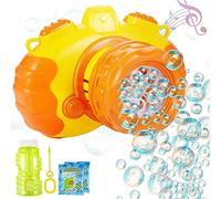 xwin sportseries Bubble Machine for Kids, Portable Spill Proof Camera Bubble Machine, Bubbles for Children with Lights & Music, Bubble Blower Garden Toys Party Birthday Gift Blower toys