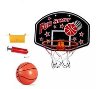Xwin Sportseries Kids Basketball Hoop Set, Adjustable Indoor & Outdoor Mini Basketball Hoop Wall Mounted with Ball, Net & Pump, Fun Sports Game for Boys & Girls, Family Playtime Activity