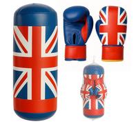 Xwin Sportseries Kids Boxing Gloves Set with Punching Bag Indoor Fitness Toy for Boys & Girls, Youth Boxing Pads Kit for Active Play, Safe Soft Padded Training Equipment for Kids 3+ Years