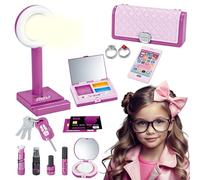 Xwin Sportseries Makeup Set with Light-Up Mirror & Sound Phone Creative Beauty Kit for Imaginative Girls Ages 3+ Complete Makeup & Hair Accessories for Role Pretend Play