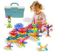 xwin sportseries Snowflake Children's Plug-In Building Blocks for Kids With 600 PCs Construction Game with Multi Colored Plastic Elements, Ideal Educational Toy for Boys and Girls Ages 3+