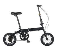 XWJBDF 14 Inch Adult Folding Bike, Urban Folding Bicycle, Variable Speed Lightweight Portable Mobile Folding Bike for Students and Urban Commuters B