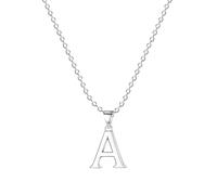 XWN 925 Sterling Silver Initial A Necklace - A dainty silver letter pendant necklace, perfect for daily wear, and an ideal jewelry gift for women.