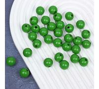 XWNXQ 100 Pcs 12-20 Mm Colorful Round Wooden Beads, Dyed Wooden Spacer Beads, for DIY Beaded Bracelets, Necklaces, Keychains, Craft Accessories