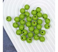 XWNXQ 100 Pcs 12-20 Mm Colorful Round Wooden Beads, Dyed Wooden Spacer Beads, for DIY Beaded Bracelets, Necklaces, Keychains, Craft Accessories