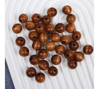 XWNXQ 100 Pcs 12-20 Mm Colorful Round Wooden Beads, Dyed Wooden Spacer Beads, for DIY Beaded Bracelets, Necklaces, Keychains, Craft Accessories
