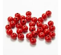 XWNXQ 100 Pcs 12 Mm Stringing Wooden Beads, Round Colorful Wooden Loose Beads, for DIY Beaded Bracelets, Necklaces, Earrings, Keychains Making