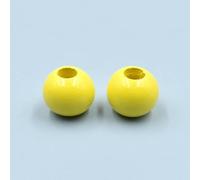 XWNXQ 100 Pcs 20 Mm Round Colored Wooden Beads, Large Hole Wood Dyed Wooden Beads, for DIY Beaded Bracelets and Necklaces Handmade Crafts Making