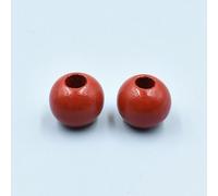 XWNXQ 100 Pcs 20 Mm Round Colored Wooden Beads, Large Hole Wood Dyed Wooden Beads, for DIY Beaded Bracelets and Necklaces Handmade Crafts Making