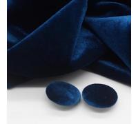 XWNXQ 10pcs 10-38 Mm Round Colorful Gold Velvet Fabric Covered Buttons, Black Plastic Base Fabric Covered Sewing Buttons For Cardigan Sweater Dress Accessories