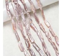 XWNXQ 15 Pcs 8.5x17 Mm Natural Freshwater Cultured Pearls, Baroque Irregular Spacer Beads, for DIY Bracelet Necklace Earrings Pendant Accessories