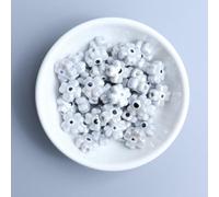XWNXQ 20-100 Pcs 12 Mm Devil Eye Ceramic Loose Beads, Handmade Glazed Ceramic Spacer Beads for DIY Crafts Bracelets Necklaces Earrings Jewelry Accessories