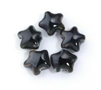 XWNXQ 20 Pcs 15x13.5 Mm Star-Shaped Porcelain Beads, Colorful Glazed Ceramic Spacer Beads, for DIY Beaded Handmade Bracelets, Necklaces and Keychains