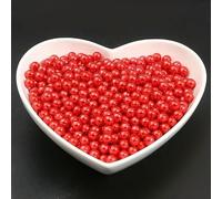 XWNXQ 200-2000 Pcs 3-10 Mm Non-Porous ABS Colorful Imitation Pearl Loose Beads, Round Beads, for Vase Filling Desktop Decoration DIY Clothing Bag Decoration