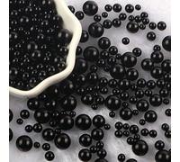 XWNXQ 50g 3-10 Mm Non-Porous Round Shiny Plastic Beads, Colorful Imitation Pearl Loose Beads, for Vase Filling DIY Clothing Bag Jewelry Decoration Accessories
