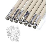 xwnyzw 8 PCS Black Fineliner Pens Set, Fine Liner Pens Black Durable Art Supplies Stippling Pen, Waterproof Fine Line Pen Suitable for Drawing Creation Sketching Drawing and Hand Drawn Illustration