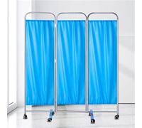 XWOEOAOQ Rolling Medical Privacy Screen On Wheels, 3 Panels - 6ft Tall Foldable Room Divider Temporary Fence For Clinic/Patron/Exam Room No Assembly Required,