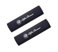 XWSBUDE 2 Pcs Seat Belt Pads, for Alfa Romeo Soft Comfort Strap Shoulder Protector Pads Travel Cushion Sleeves Seat Belt Covers
