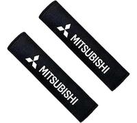 XWSBUDE 2 Pcs Seat Belt Pads, for Mitsubishi L200 Lancer Montero Soft Comfort Strap Shoulder Protector Pads Travel Cushion Sleeves Seat Belt Covers
