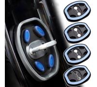 XWSBUDE 4pcs Car Door Lock Protective, for Toyota C-HR Handlander Yaris Verso Vios Prius Reiz Car Door Lock Close Door Protective Pad Shock Absorption Buffer Protect Car Lock