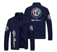 XWSBUDE Car Coat, for Alfa Romeo Giulia Stelvio Comfortable Breathable Sportwear Casual fashion Adult Daily Outdoor Wear Windproof Coat Warm Accessories,B-XL