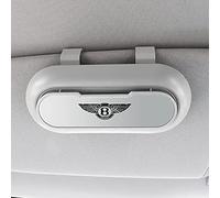 XWSBUDE Sunglasses Holders Car, for Bentley Continental Flying Spur Bentayga Arnage Mulsanne Sun Glasses Box Eyeglasses Case Car Sun Visor Glasses Holder Organizer Sunglasses Clip,C