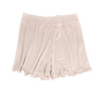 XWSM 100% Mulberry Silk Women's Boxer Briefs Shorts Underwear Soft Boyshorts Panties Loose Sports Yoga Sleep Underpants (Color : Skin, Size : M/Medium)