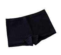 XWSM 6Pack Women's Boyshorts Underwear Girl Students Ladies Panties Soft Boxer Briefs High Waisted Cotton Sports Shorts (Color : Black, Size : M/Medium)
