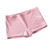 XWSM 6Pack Women's Boyshorts Underwear Girl Students Ladies Panties Soft Boxer Briefs High Waisted Cotton Sports Shorts (Color : Pink, Size : L/Large)