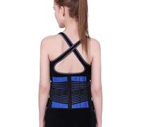 XWSM Lumbar Back Support Belt Lumbar Brace Adjustable Trainer Straps For Lower Back Core Support Belt Back Waist Pain Relief Therapy Compression Belt Corrector (Size : L)