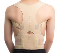 XWSM Posture Corrector Therapy Workout Back Brace Lumbar Support Back Support Belt For Back Pain Relief For Men Women Teenagers Waist Support Belt (Color : Beige, Size : L/Large)