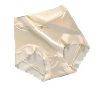 XWSM Womens Underwear 100% Mulberry Silk Knickers Pants Panties Shapewear High Waist Seamless Control Briefs Soft Lingerie Shorts Waist Trainer (Color : White, Size : M/Medium)