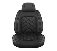 Xwthsch Auto Seat Covers Single Set Car Seat Covers PU Leather Front&Rear Split Bench Protector Universal Fit Most SUV Accessories Seat Cover(Black)