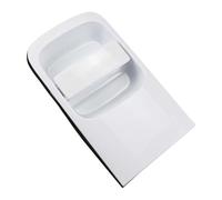 Xwthsch Car Door Handle (Left, White, 15.2cm x 26.2cm, ABS, Modern, L-shaped, Painted, Lever, Minimal Projection, 1 Count) For Hyundai H1, Imax, Grand, Starex I800 2007-2018