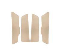 Xwthsch Car Trim Interior for Toyota for Corolla 2014 2015 2016 2017 Center Console/Door Handle Panel Armrest Cover Microfiber Leather Protection Pad Car Interior Trims(4xDoor Panel Beige)