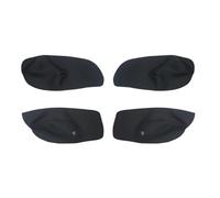 Xwthsch Car Trim Interior for VW for Golf 4 MK4 for Jetta for Bora 98-2005 Microfiber Leather Manual Door Handle Armrest Panel Cover Protective Trim Car Interior Trims(4X Black)