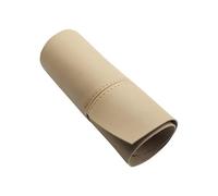 Xwthsch Car Trim Interior for VW for Passat B6 2006 2007 2008 2009 2010 Car Interior Microfiber Leather Door Handle Panel Armrest Cover Trim Car Interior Trims(Beige-Beige Line,Rear Pair)