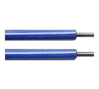Xwthsch Tailgate Boot Gas Struts For Peugeot 1007 KM 3-door Hatchback 2004-2009 Trunk Boot Gas Charged Gas Struts Lift Support Tailgate Damper Boot Gas Struts(BLUE CARBON FIBER)