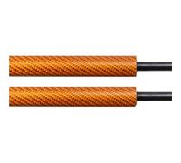 Xwthsch Tailgate Boot Gas Struts For Toyota BB For Scion XB XP30 5-door Hatchback 2000-2005 Rear Trunk Boot Gas Struts Springs Dampers Tailgate Lift Supports Boot Gas Struts(ORANGE CARBON FIBER)