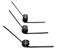 XWTOOL 10Pcs WD 2.0mm Helical T0RSl0N Spring V-Shaped 65Mn V-Shaped Helicaltorsio Ring Angle 60 90 120 180 Degrees Return Spring (Size : 12mm(6 laps), Color : 12MM_180 DEGREES)