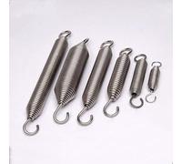XWTOOL 1pcs Swivel Hook Extension Heavy Tension Spring Stainless Steel Adjustable spring (Size : 2x17x120)