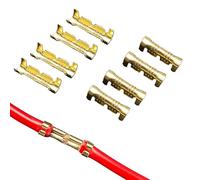 XWTOOL 50/100/200pcs U Type Terminal Tab 0.3 To 1.5mm2 Terminal Block Connector Docking Terminal Double Connector Terminal (Color : G849B 100pcs)