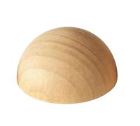 XWTOOL Unfinished Wooden Beads, Split Half Balls for DIY Jewelry Making, Crafts, and Home Decor 1pc(75MM)