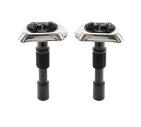 XWVROEQCQ Compatible With For 7 Series E38 1994 1995 1996 1997 1998 1999 2000 2001 Headlight Headlamp Washer Sprayer Nozzle 61678370559 61678370560 Headlamp Sprayer Jet(Chrome,2PCS)