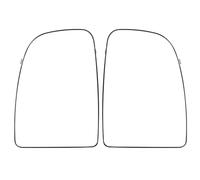 XWVROEQCQ Compatible With Ram For ProMaster Van 2013-2022 Left Right Car Wing Mirror Glass Heated Car Heated Mirror Glass Wing Mirror Glass Heated Car Mirror Glass(Upper pair)