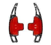 XWVROEQCQ Shift Paddle Compatible with Benz for A Class W176 W177 for E Class W213 2016 2017 2018 2019 2020 Steering Wheel Shifter Extension Covers Paddle Shifter(Forged Looking Carbon)