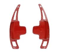 XWVROEQCQ Shift Paddle Compatible with Benz for B Class W246 2012 2013 2014 for C Class W204 2011 2012 2013 Steering Wheel Shifter Extension Car Paddle Shifter(Carbon Looking Red)