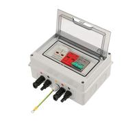 XWZSHMH 1 in 1 Out DC 600V Photovoltaic Combiner Box Fuse MCB SPD Disconnect Switch for Solar Panel Installation