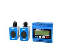 XWZSHMH Flow Meter for DN50 to DN700 Or DN300 to DN6000 Non-intrusive Flow Sensor Clamp on Ultrasonic Flow Meter